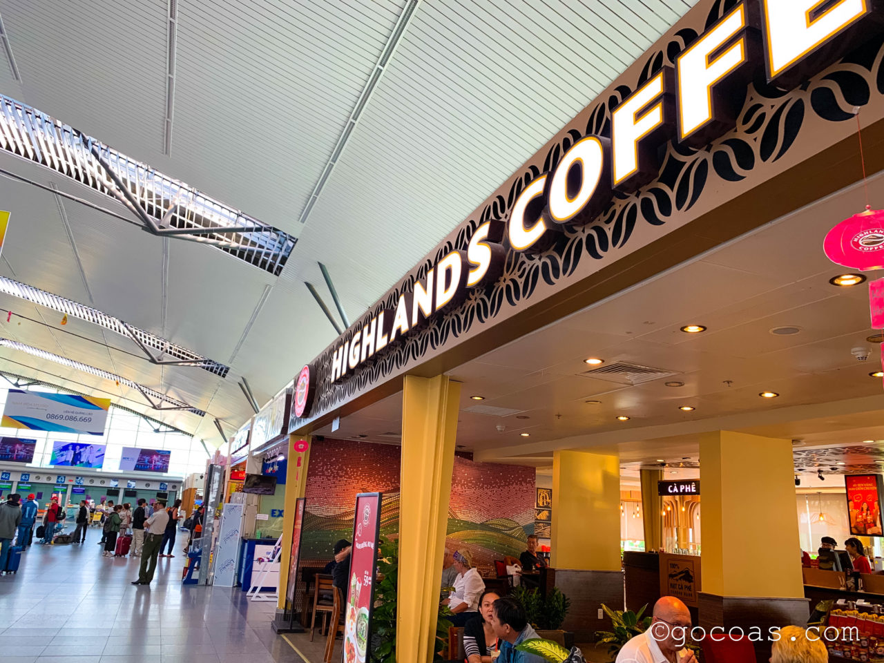 ダナン空港のHIGHLANDS COFFEE