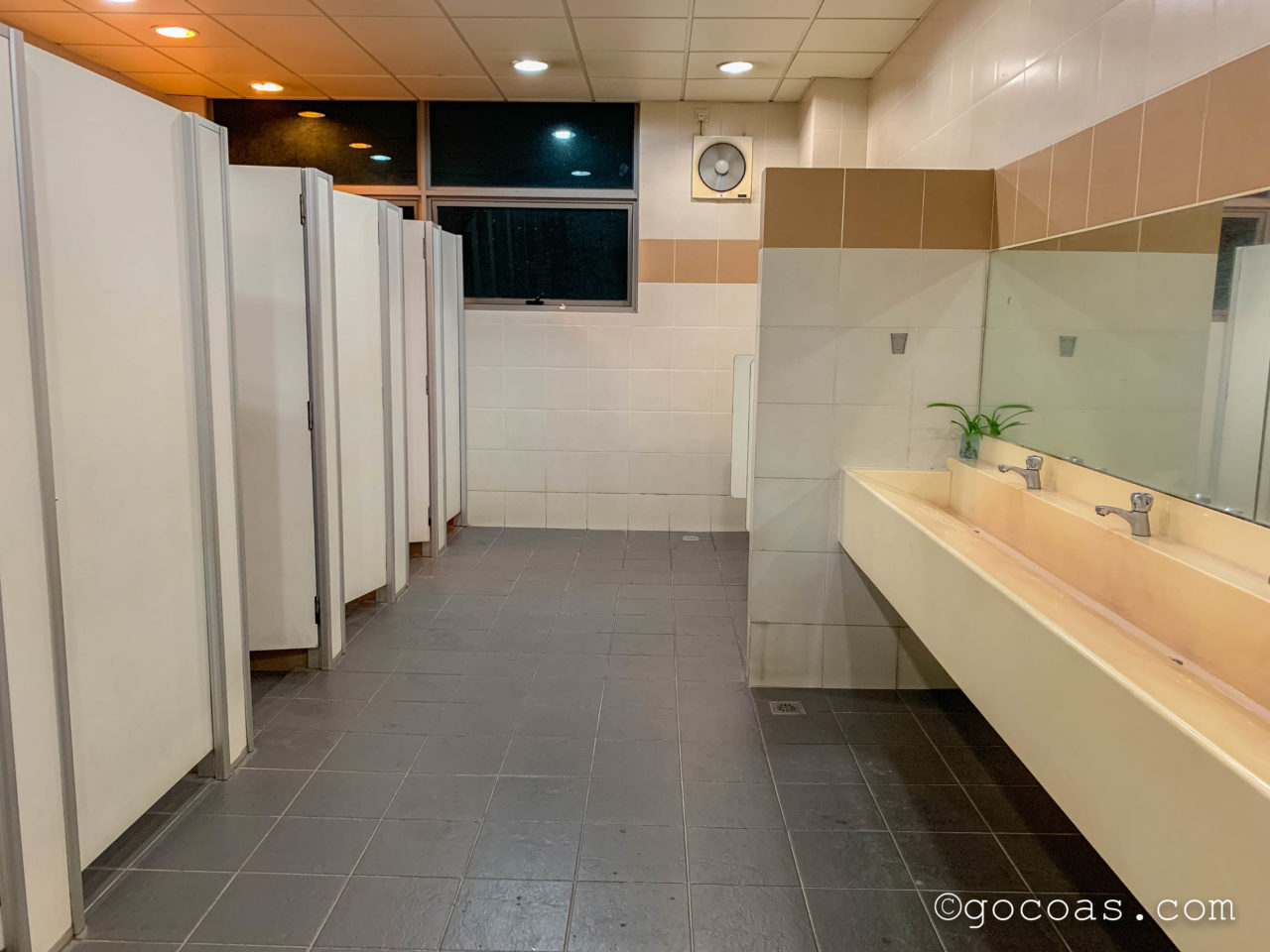 マレー鉄道のGEMAS駅のトイレ